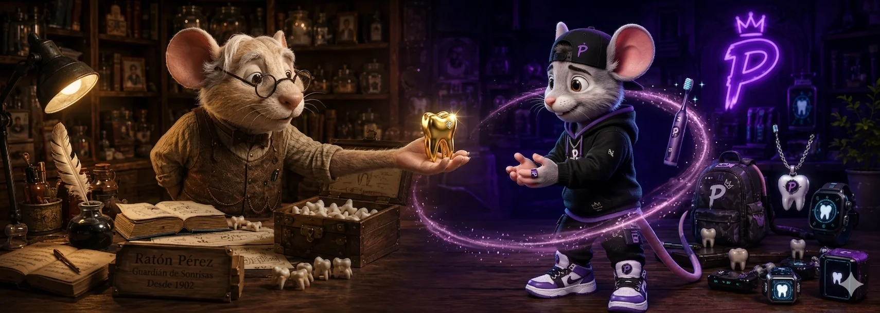 El Ratón Pérez le pasa la posta a Rat P